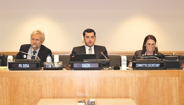 Qatar was represented by Third Secretary of the Permanent Mission of Qatar to the United Nations Sheikh Abdulrahman bin Abdulaziz al-Thani. Qatar had been elected as Vice-Chair of the Second Committee for the Asian and Pacific Group of States.