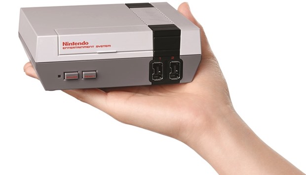 The North American version of the eighties era games console, Nintendo Entertainment System: NES Classic Edition.
