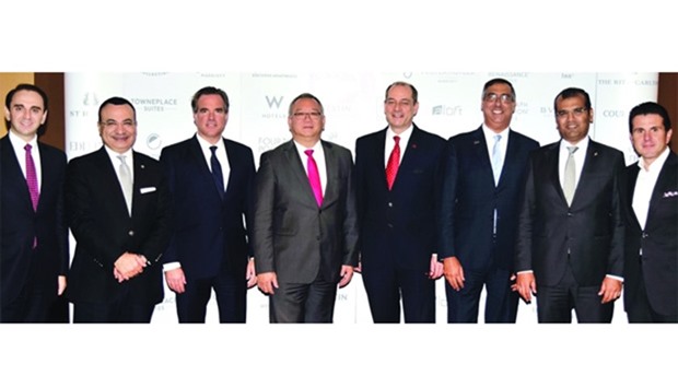 Senior leadership team of eight Marriott International hotels in Doha