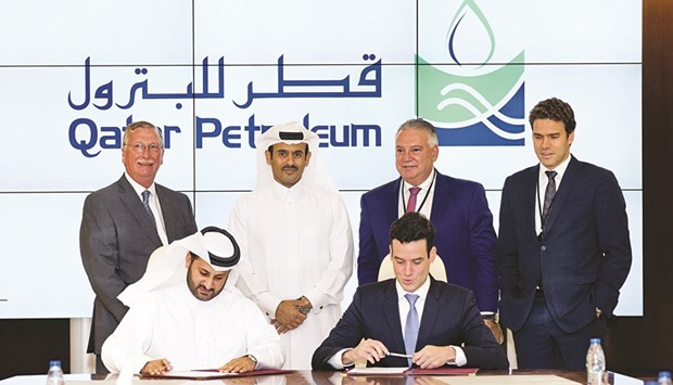 Dignitaries from QP and CELSE during the SPA signing ceremony. Under the terms of the agreement, Ocean LNG, which was established for marketing QPu2019s international LNG supply portfolio sourced outside of Qatar, will supply 1.3mn tonnes per annum of LNG to CELSE.