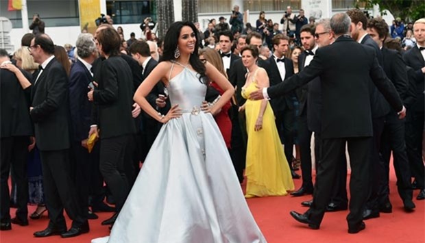 Mallika Sherawat is pictured at the 69th Cannes Film Festival in May this year.