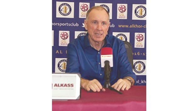 Al Khor coach Jean Fernandez.