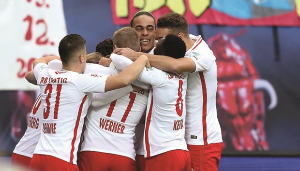 Second-placed Leipzig, backed by Austrian drinks giants Red Bull, can become the first club to go 11 games unbeaten at the start of their first German league season if they avoid defeat to Bayer Leverkusen today.