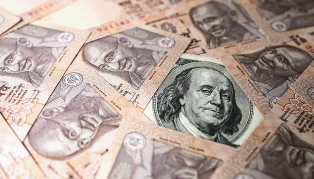 The rupee closed down 0.45% to 68.14 a dollar yesterday, a level last seen on February 29