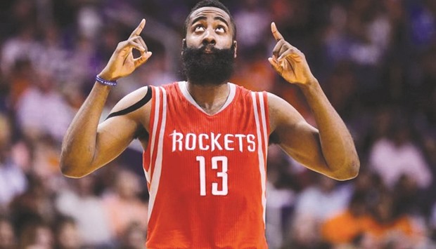 James Harden of the Rockets