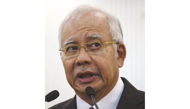 Najib: denies wrongdoing in the 1MDB scandal.