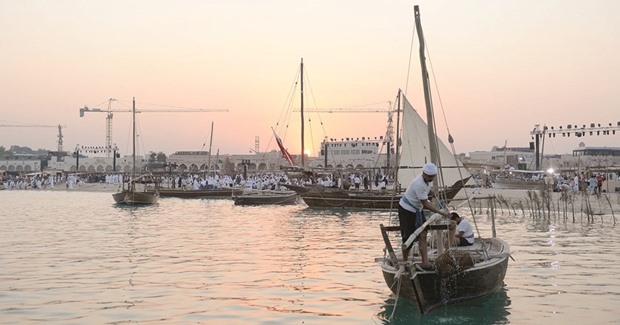 With Dohau2019s fair weather finally underway, people have been flocking to outdoor events such as the Traditional Dhow Festival that opened recently at Katara.