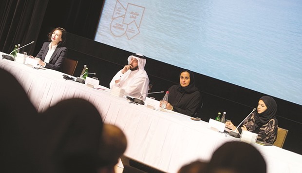 QM chairperson HE Sheikha Al Mayassa bint Hamad bin Khalifa al-Thani (second right) welcomed teachers at the event.
