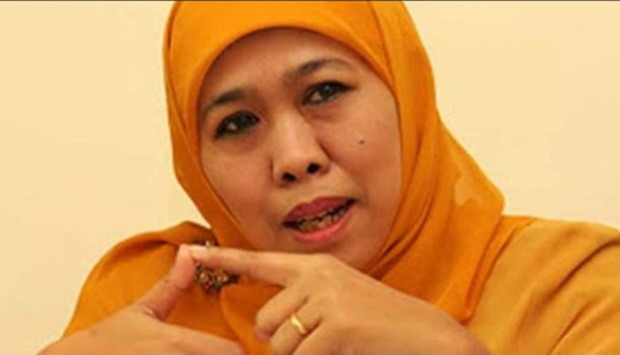 Indonesian social affairs minister Khofifah Indar Parawansa