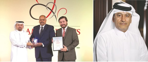 Hamam receiving the award at the 11th Islamic Business and Finance Awards Gala Dinner held at the Emirates Towers Hotel in Dubai. (Right) Al-Salhi: Growing range.