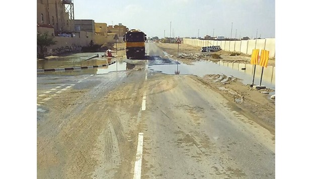 One of the roads where work was carried out. Picture courtesy of MME Twitter page