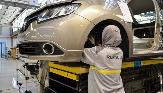 A Renault  car plant in New Algeria