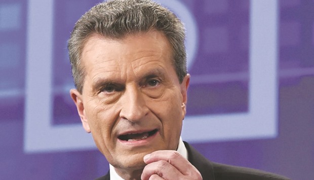 Oettinger: I can now see that the words I used have created bad feelings and may even have hurt people.