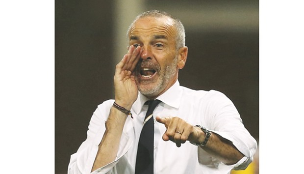 Stefano Pioli has coached 10 clubs in Italyu2019s top two divisions without winning a major trophy. (AFP)