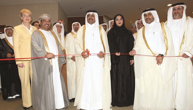 HE the Minister of Energy and Industry Dr Mohamed bin Saleh al-Sada inaugurating the 12th Cigre-GCC Power Conference in Doha yesterday.