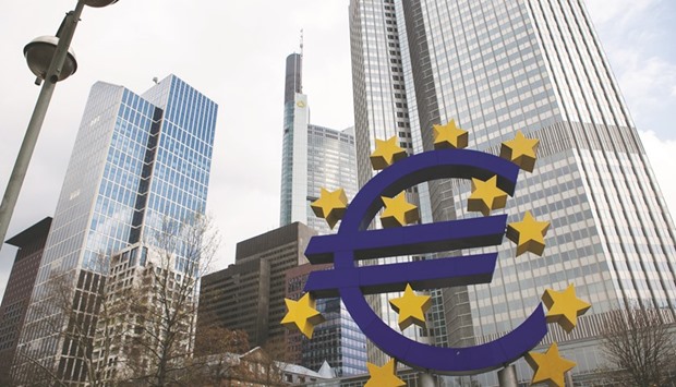The ECB headquarters in Frankfurt. The ECB is u201cclosely monitoring the situation as usual, and usually what we do is look through volatility of course for the first days,u201d Executive Board member Peter Praet told reporters at a conference in Brussels after the election of Donald Trump as US president yesterday.