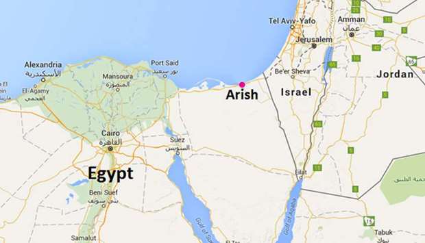 Two security sources in al-Arish said armed men attacked the convoy