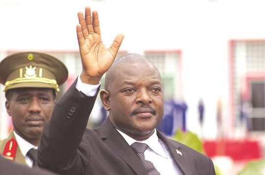 Nkurunziza: won the July 2015 election boycotted by most opposition parties.