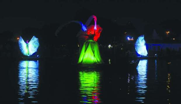 A scene from the 'Aspire Lake Festival'. PICTURE: Shemeer Rasheed.