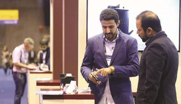 Some of the participants from Qatar during the Web Summit held recently in Portugal.