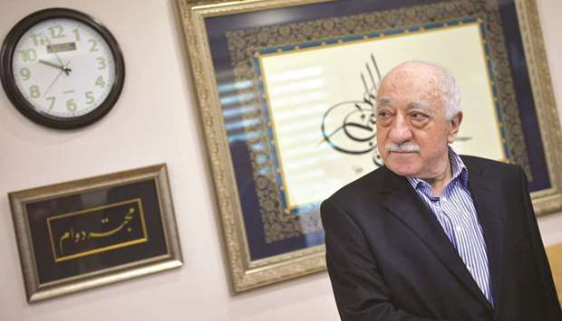 Gulen: accused by the Turkish government of orchestrating the failed coup from the United States, where he has lived for nearly two decades.