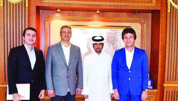 Al Faisal Holding and Kugu Logistics executives at the agreement signing.