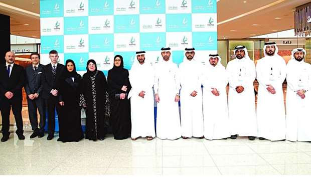 Officials of Nama Centre, Doha Festival City and some of the participants at the Souq Nama.  PICTURES: Jayaram