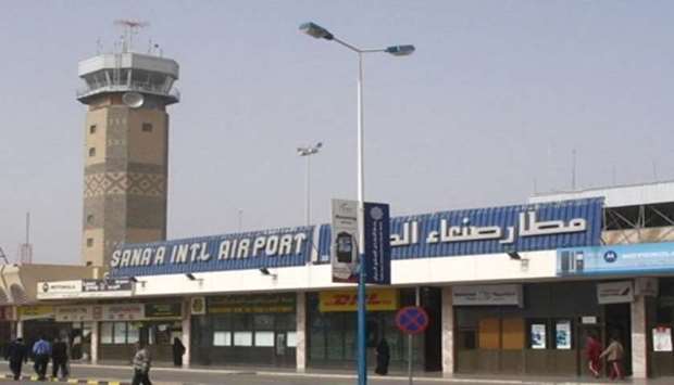 The strike ,led to the total destruction of the VOR/DME radio navigation system, taking it offline and thus halting the only flights at Sanaa airport -- those of the United Nations and other international organisations delivering humanitarian assistance,, the  General Authority for Civil Aviation said