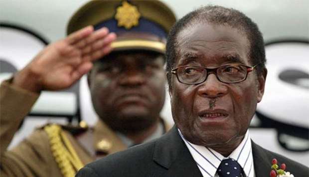 Zimbabwe's former president Robert Mugabe 