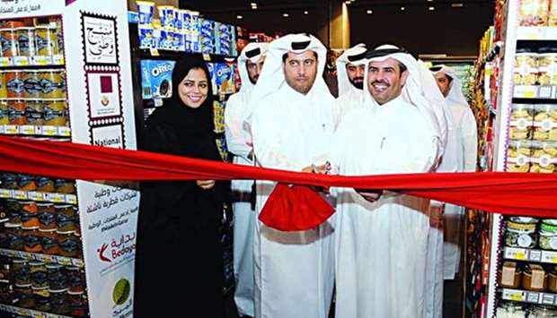 Officials launching the initiative at Al Meera, Gulf Mall on Thursday. PICTURE: Nasar TK
