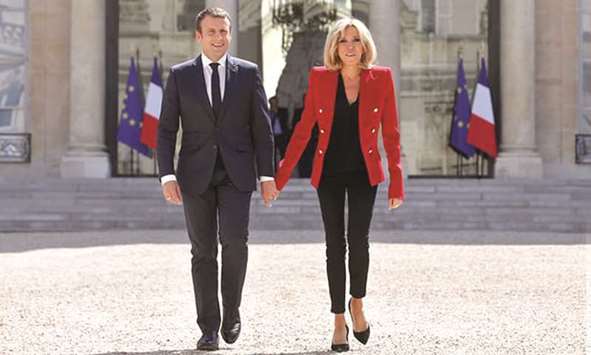 u2018Macron has used his own story of transgression u2013 his marriage to his former school teacher, 24 years his senior u2013 to back up his image as a political maverick.