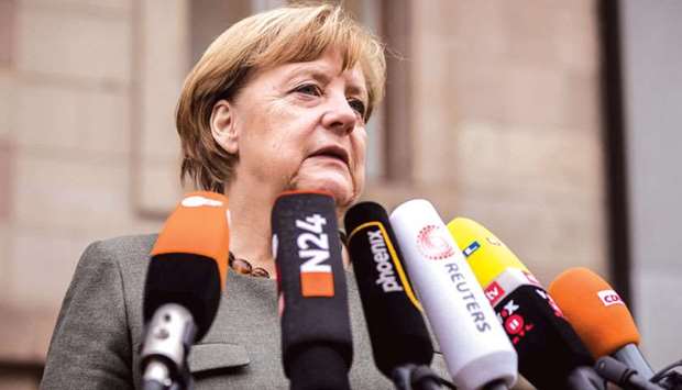 Merkel: I believe it (a Jamaica coalition) can work.