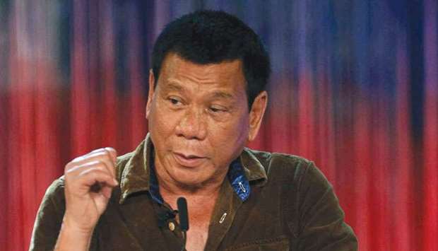 Duterte: tough talk