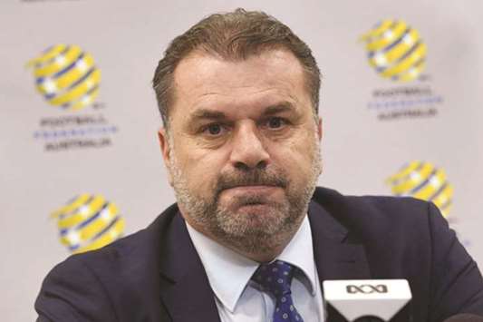Australiau2019s national football coach Ange Postecoglou reacts after announcing his resignation in Sydney yesterday. (AFP)