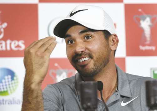 Australian golfer Jason Day speaks during a press conference ahead of the Australian Open golf tournament in Sydney. (AFP)