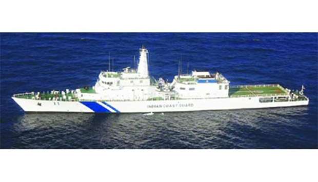 ICGS Samarth will arrive at Hamad Port on Saturday.