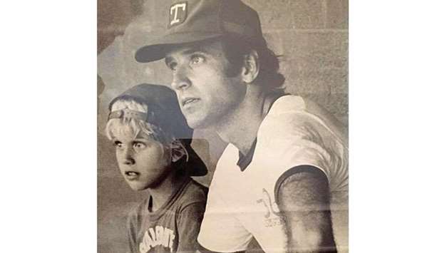 POIGNANT: Joe Biden with son Beau in a picture from the 70s.