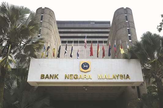 The headquarters of Bank Negara Malaysia in Kuala Lumpur. Malaysiau2019s inflation eased more than forecast in October, but not enough for economists to change their views that the central bank may raise interest rates as early as January.