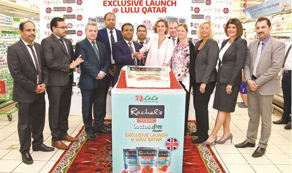 Dignitaries and officials at the launch ceremony.