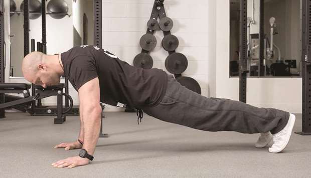 EXTRA FIT: Daily push-ups and sit-ups may add a few extra years to lifespan.