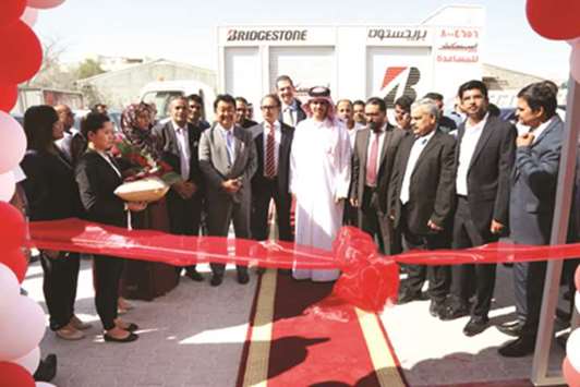 Present during the opening were Sheikh Khaled bin Faisal al-Thani, on behalf of the Aamal board of directors;  Syed Rashid Hassan, general manager of Aamal Trading and Distribution; and Shinya Iwata, director, commercial channel development, Bridgestone, and other dignitaries and officials.