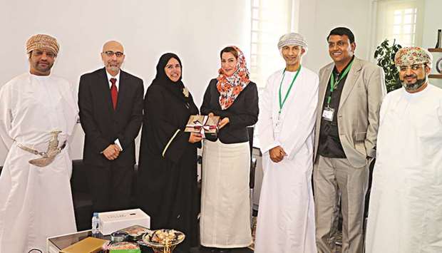 WISH senior management with Dr Mona Fahad al-Said. (centre)