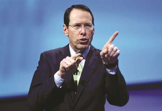 Randall Stephenson, chairman and CEO of AT&T Inc, speaks during a conference in Las Vegas (file). u201cI have never offered to sell CNN and have no intention of doing so,u201d Stephenson says.