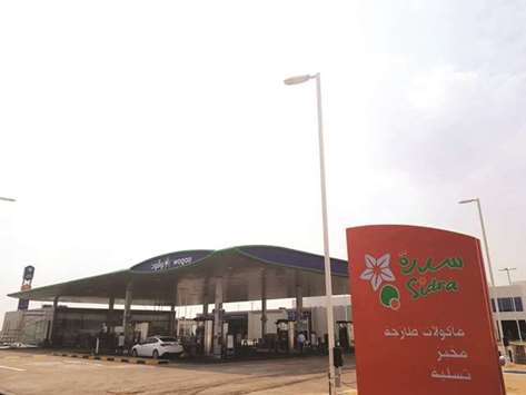 The new Al Froosh petrol station.