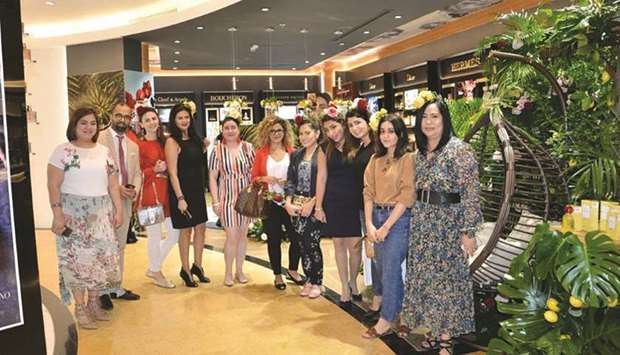 The launch of Happy Chopard fragrances at Gate Mall .