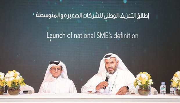 QDB executive director of Advisory and Incubation Ibrahim al-Mannai during the launch of the two initiatives.