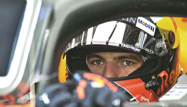 Red Bullu2019s Dutch driver Max Verstappen.