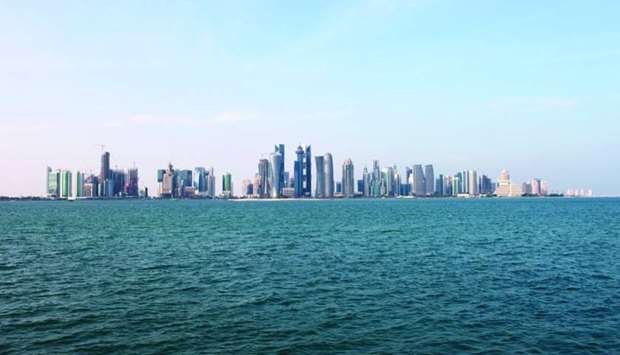A view of the Doha skyline. rnrn