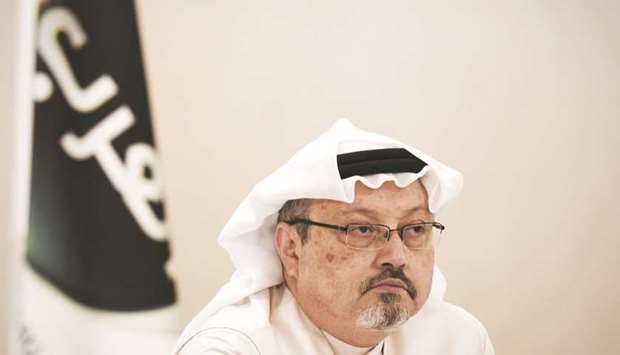 Khashoggi: has not been seen since he entered the Saudi consulate in Istanbul on October 2.