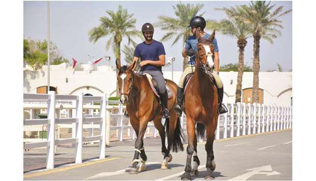 Top riders will be in action at the Al Rayyan International Showjumping Championship, which will be held from today till Saturday at the Qatar Equestrian Federationu2019s outdoor arena. The two-star u20ac60,000 competition, which was launched in 2014, is organised by the QEF in co-operation with Al Shaqab. Fifty six riders and 100 horses from Qatar, Canada, France, Jordan and Morocco will battle for the top honours. The feature class on Saturday will serve as one of the qualifying rounds of the Arab League for the 2018 World Cup.